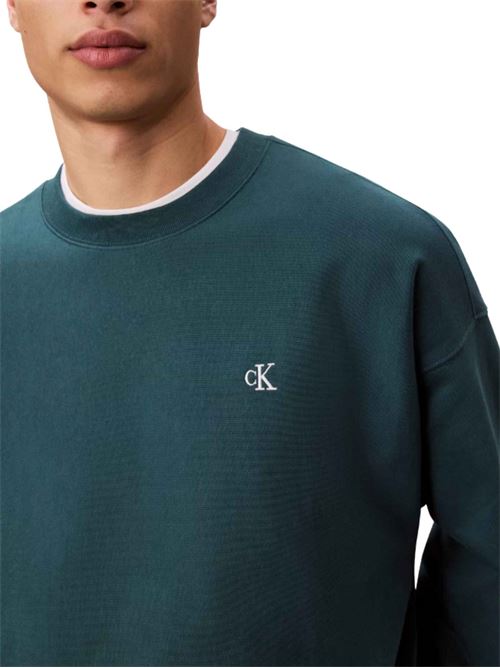 Felpa girocollo con logo Calvin Klein Jeans | LV04RG275GPP1
